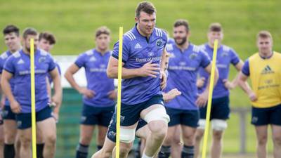 Munster’s Peter O’Mahony returns to full training