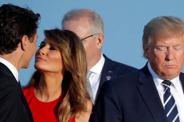 Melania Trump and Justin Trudeau: The truth behind that photograph