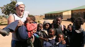 Ciarán Kilkenny visits projects helping young people in Zambia