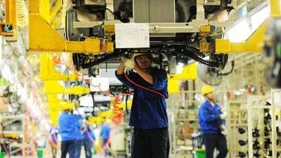 China factory output hits five-month high in  June