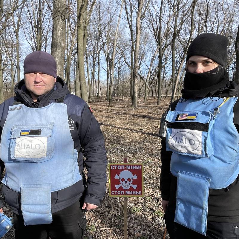 ‘It’s about clearing the land, making it safe, liberating it’: Ukraine’s deminers face decades-long task