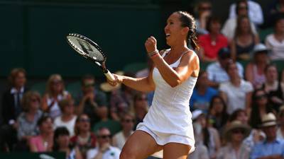 Jankovic spreads wings  while  Brown flies too close to the sun
