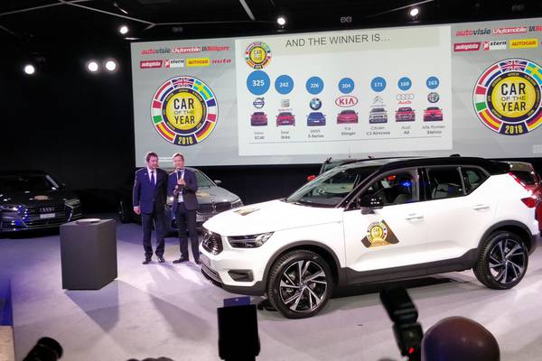 Volvo’s XC40 named car of the year 2018