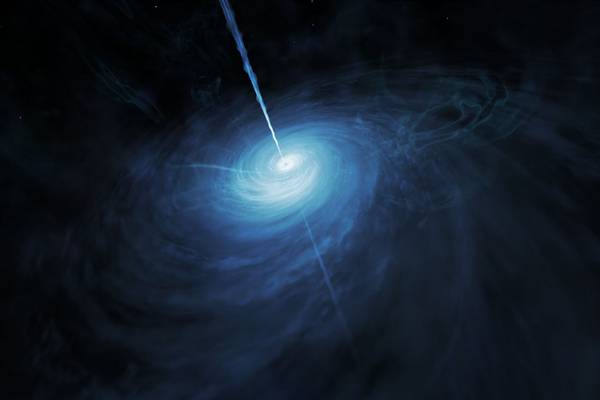Quasar with the brightness of 600tn suns is discovered
