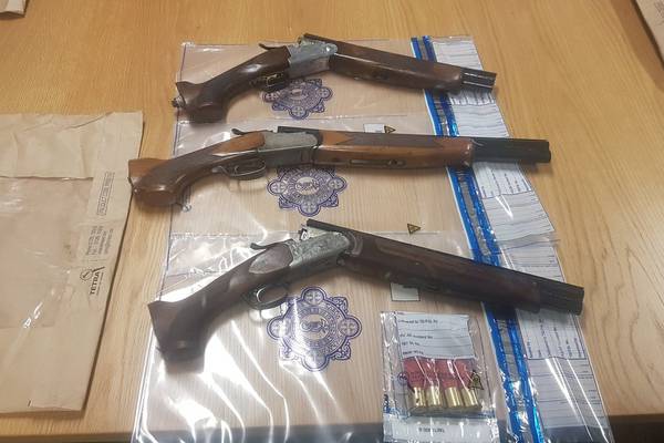 Drugs, sawn-off shotguns and crossbow seized in west Dublin by Gardaí