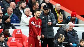 Klopp to rest Lallana to ensure he remains fit for transfer