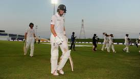 England’s pursuit of famous victory cut short by bad light