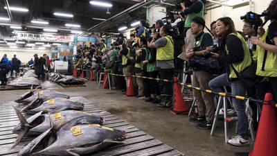 Tokyo’s famous fish market marks its last day in original location