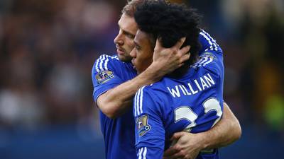 Chelsea can still finish in top four, insists Willian