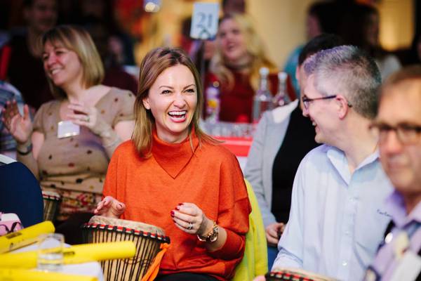 Group drumming: Get into a happier rhythm at work