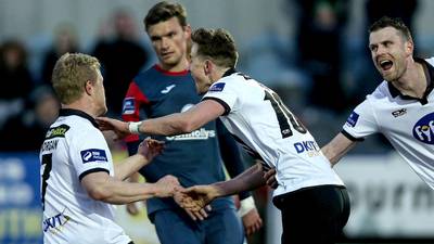Ronan Finn’s penalty helps Dundalk go three clear at top