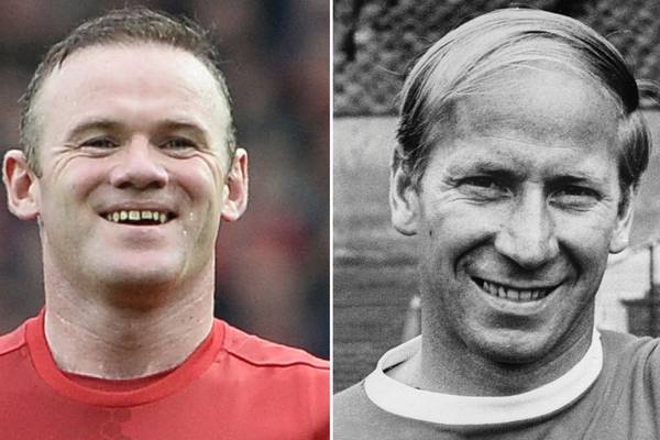 Wayne Rooney intent on breaking Bobby Charlton’s record