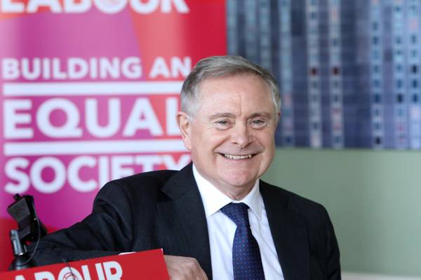 Labour Party leader Brendan Howlin announces resignation
