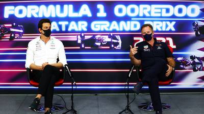 Mercedes and Red Bull principals face off in dramatic press conference in Qatar