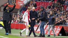 Ajax hopeful De Jong will be fit to face Juventus