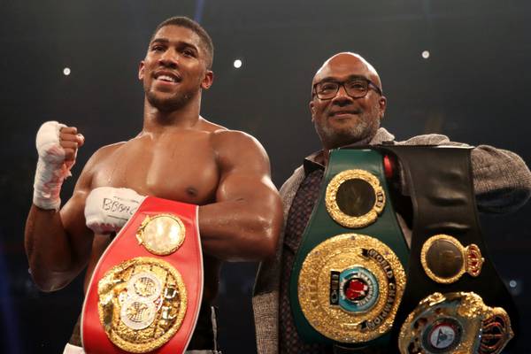 Hearn says Anthony Joshua will fight Deontay Wilder in 2018