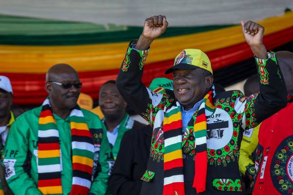 Eight injured in explosion at Bulawayo after speech by Mnangagwa