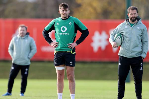 Ross Byrne ready to steer the ship for Ireland against England