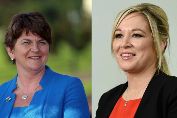 Northern agenda largely about Arlene Foster vs Michelle O’Neill