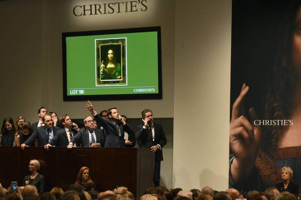 Leonardo da Vinci painting of Jesus sells for record $450m