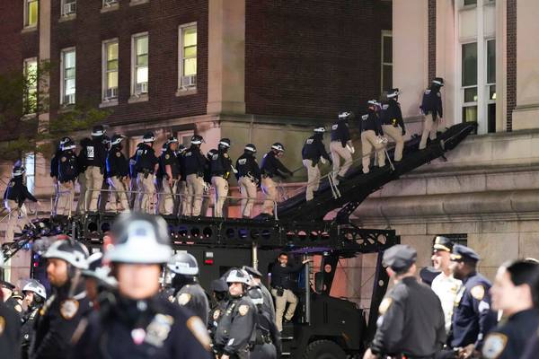 Dozens arrested at Columbia University as New York police put end to Gaza protest 
