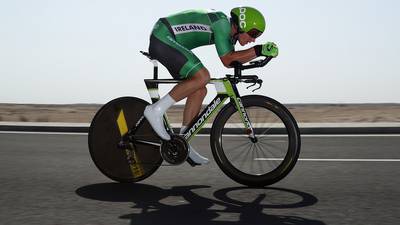 Ryan Mullen finishes fifth at  world time trial championship in Doha