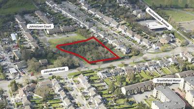 Residential site on Johnstown Road in Dún Laoghaire for €1.95m