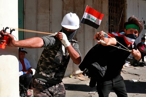 Protester killed as fresh clashes erupt in Iraq despite cleric’s plea