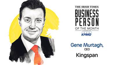 Irish Times Business Person of the Month: Gene Murtagh