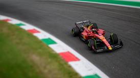 Carlos Sainz fastest in second practice for Italian GP while Sergio Perez crashes out