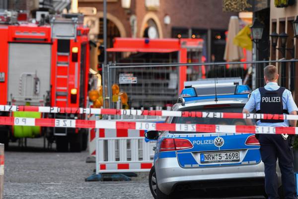 Two dead after van drives into crowd in Germany