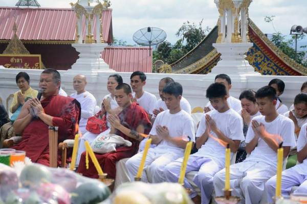 Thai cave soccer team to be ordained as Buddhist novices