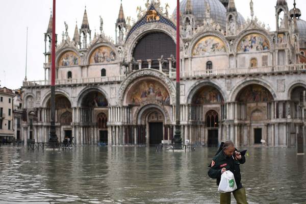 Venice mayor declares disaster as city hit by ‘apocalyptic’ floods