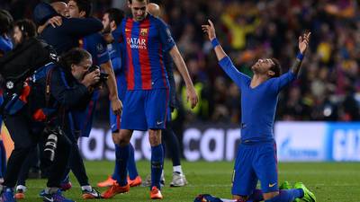 Neymar stands up to help Barca achieve the improbable