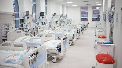 What happens if ICU beds run out in Irish hospitals?