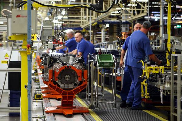 Pace of manufacturing activity at two year high