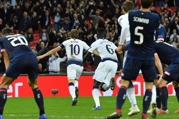 Harry Kane to the rescue as Tottenham cling on in Europe