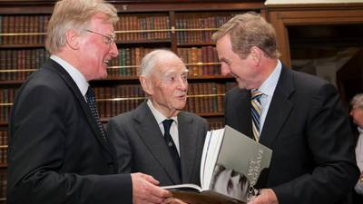 Liam Cosgrave launches biography of his father