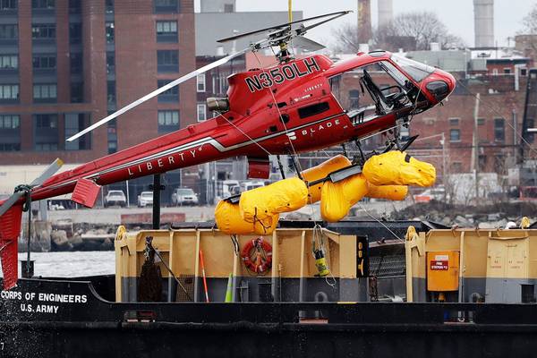 Bag ‘may have hit fuel switch’ before New York helicopter crash