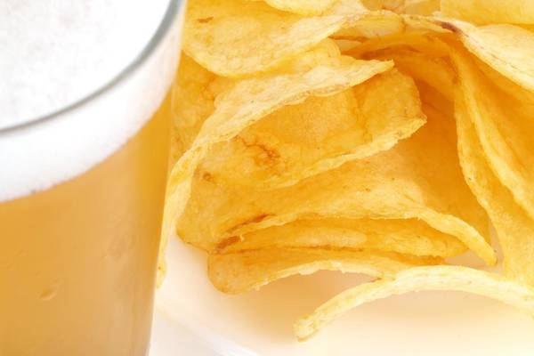 A beer and a packet of crisps – what could go wrong?