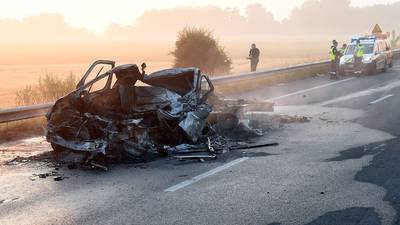 Driver dies in Calais crash as migrants return to unwelcoming region