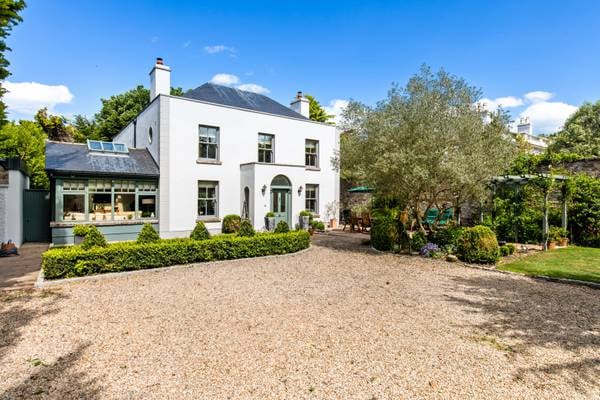 A blend of period style and modern living in Blackrock for €3.5m