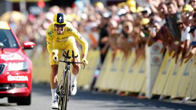 Dan Martin loses ground as Alaphilippe wins time trial