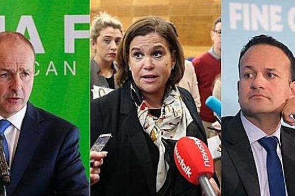 Why are Fine Gael and Fianna Fáil refusing to go into coalition with Sinn Féin?