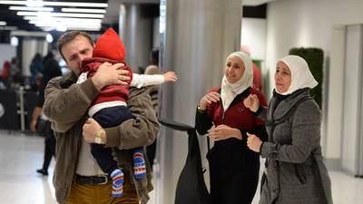 Tears of joy as Syrian parents reunited with daughter in Dublin