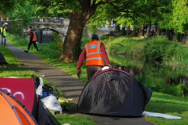 Days of asylum seekers living in tents in Dublin for weeks or months are over, says Harris