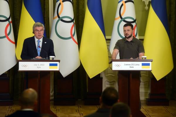 ‘Wrong side of history’: Ukraine athletes accuse IOC of ‘kowtowing’ to Russia