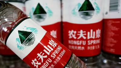 Bottled water IPO makes founder China’s third-richest person