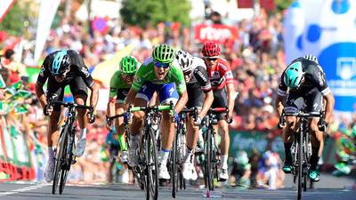 Matteo Trentin outsprints rivals to take third Vuelta stage win