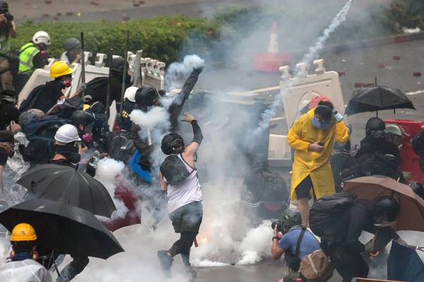 Hong Kong protests: 36 arrested amid violent clashes